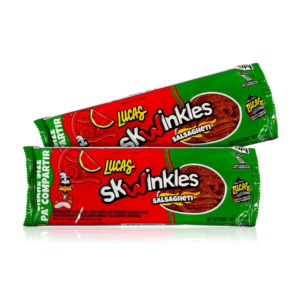 Lucas Skwinkles Salsaghetti Watermelon 14.8oz 6ct