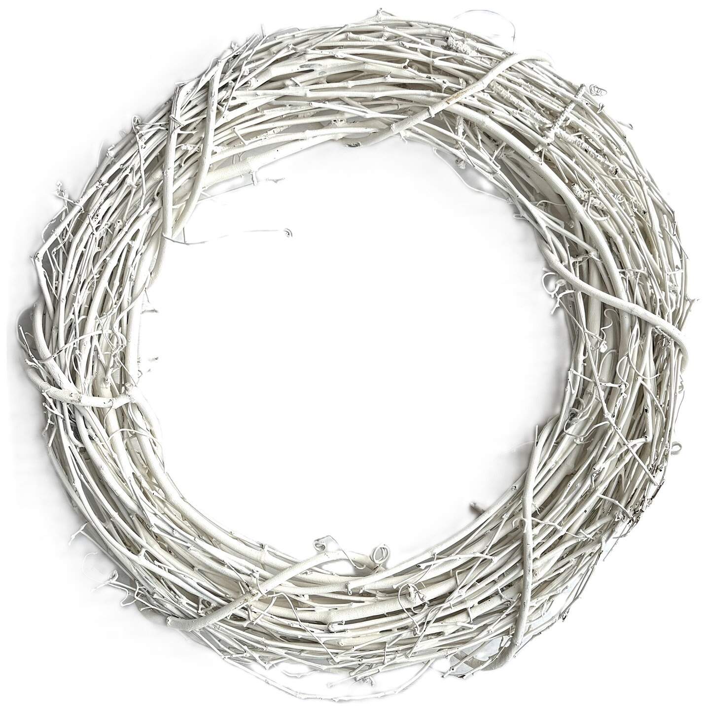 Kraft Lane: 18" Painted Grapevine Wreath - White - DIY Craft Projects, Handcrafted, In-Outdoor Decoration, Behr Paint, Seasonal-Holiday-Event-Home
