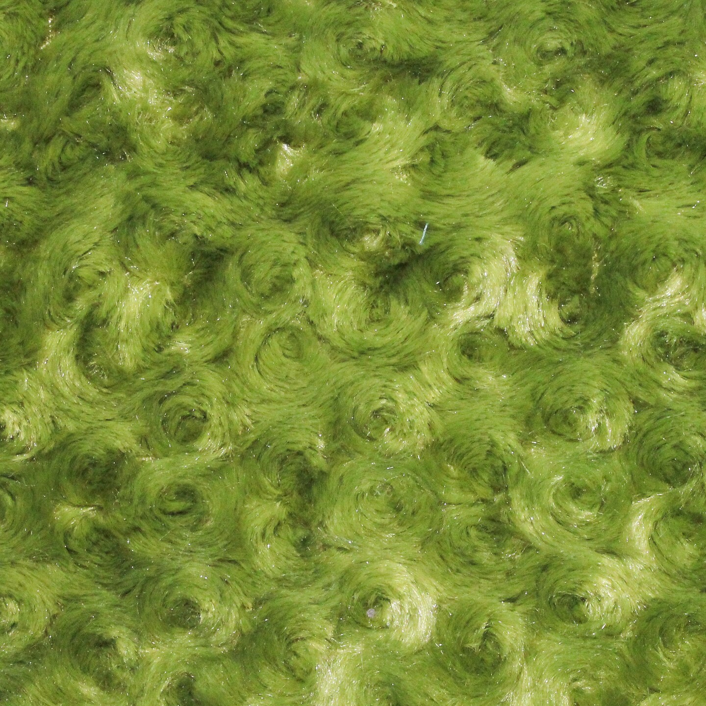 1 Yard Green Rose Swirl Minky Fabric 58/60" Width Rosebud Embossed
