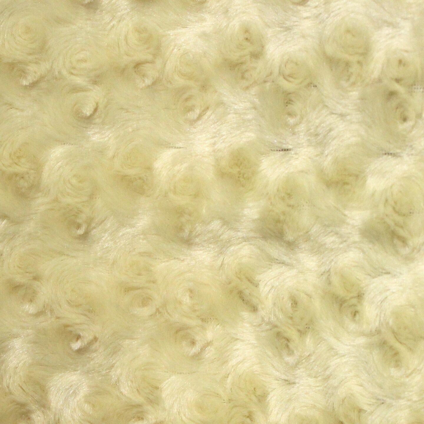 1 Yard Banana Minky Rosebud Fabric Rose Swirl Embossed 58/60" Width