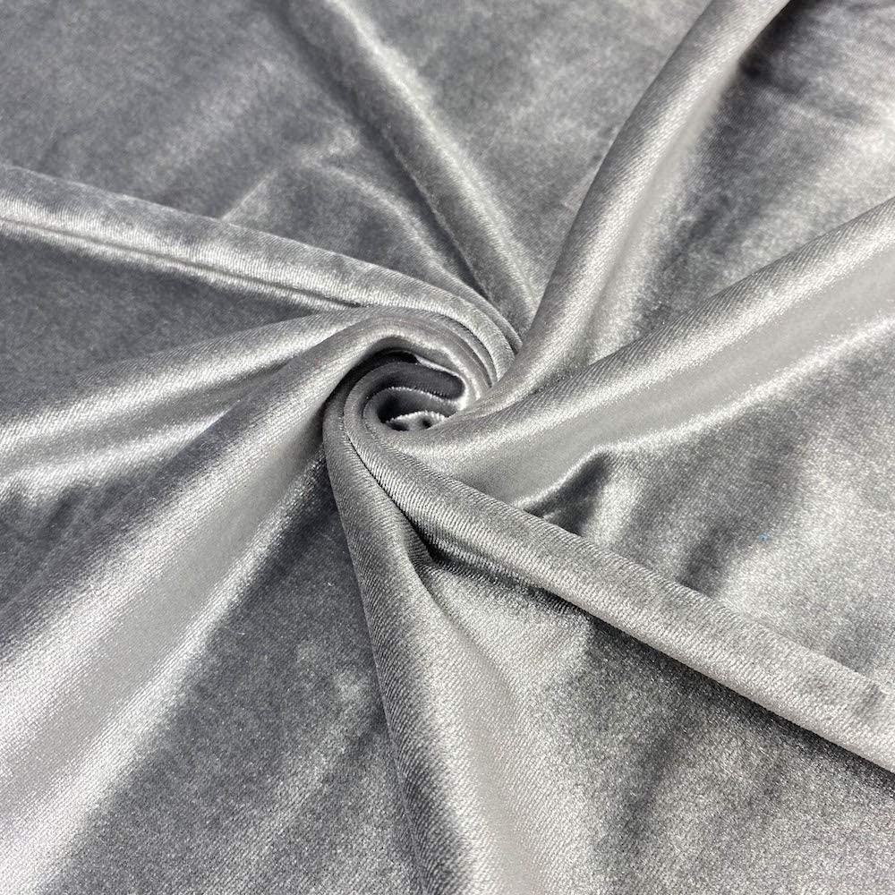 1 Yard Stretch Velvet Fabric for Costumes Dancewear Apparel Upholstery and Crafts 58/60 Inch Width