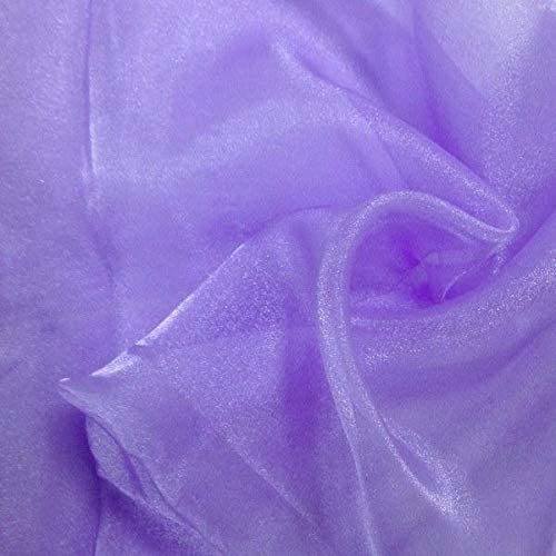 1 Yard Sparkle Crystal Sheer Organza, 60″ Wide 100% Polyester Shiny Fabric