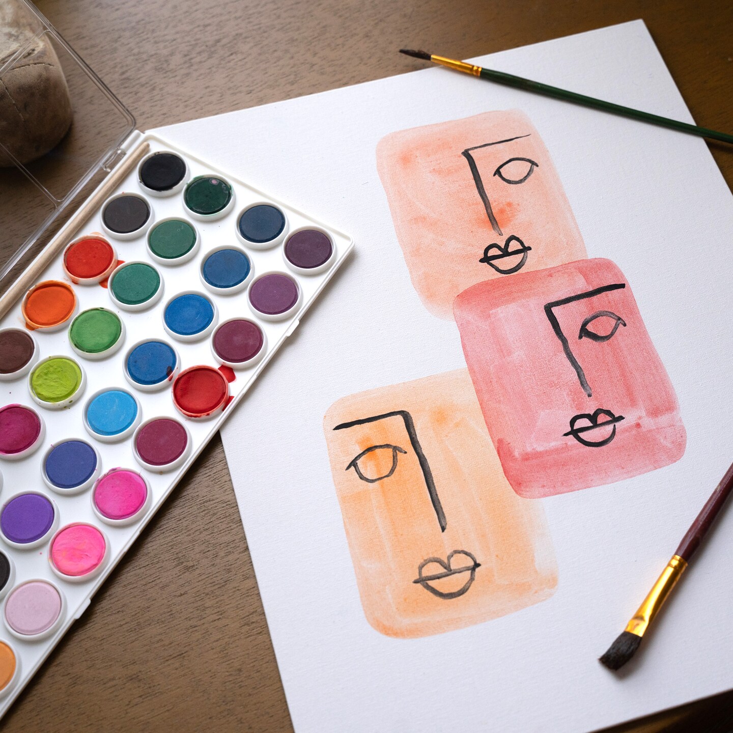 FREDRIX Artist Series Primed Watercolor Archival Canvas Board, 11" x 14"