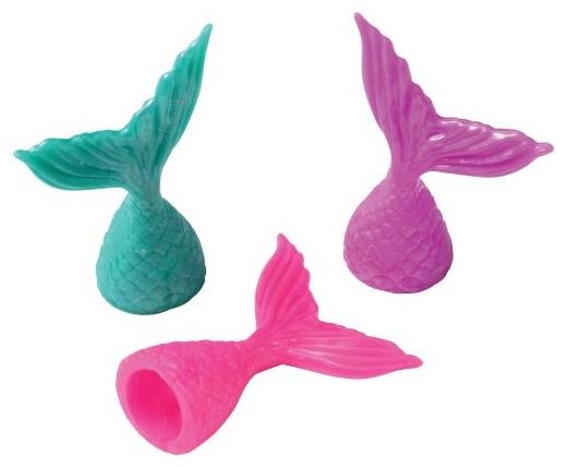 Mermaid Tail Finger Puppets/6-Pc Include 6 Units