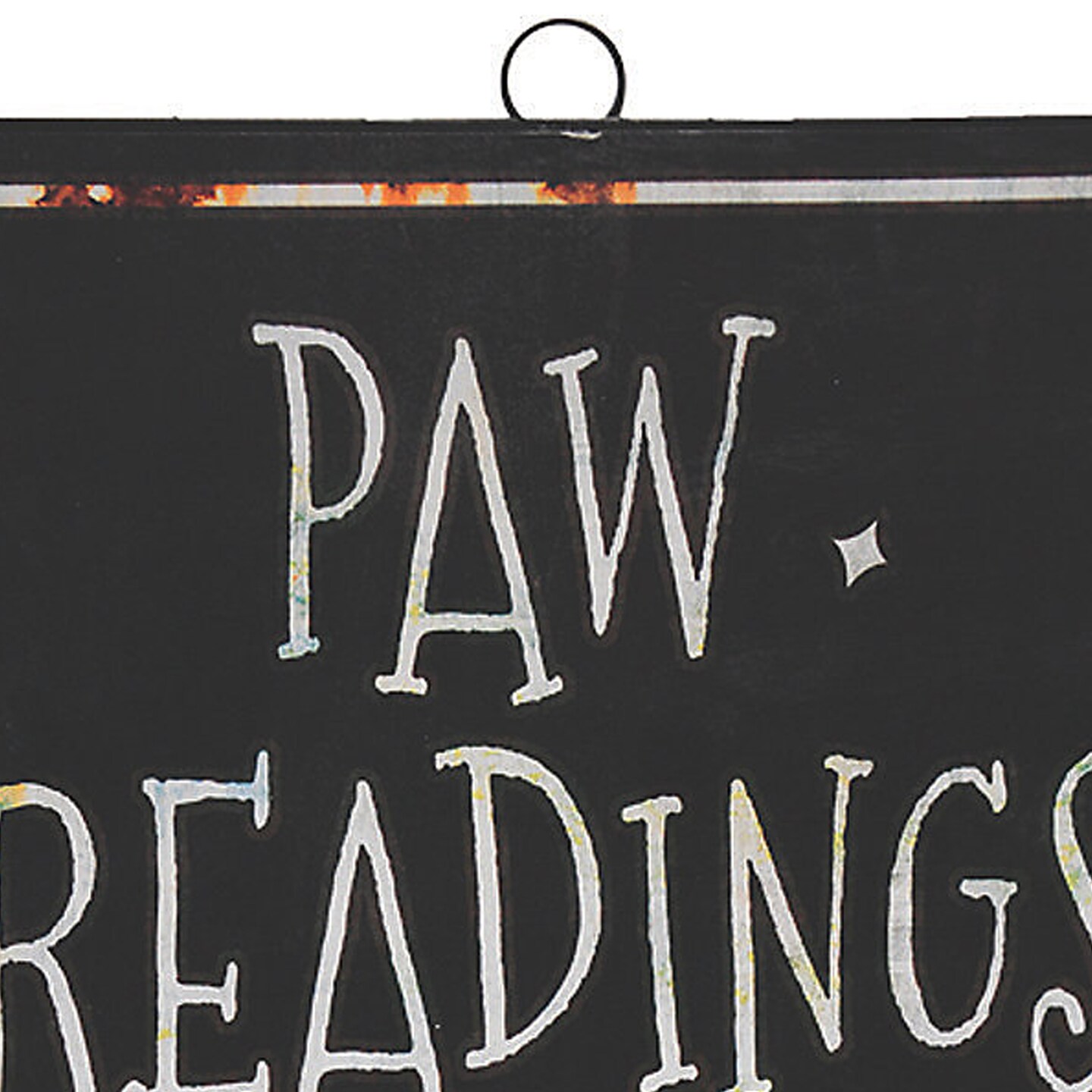 Paw Readings Revealing Sign 17&#x22; x 11&#x22; Halloween Decoration