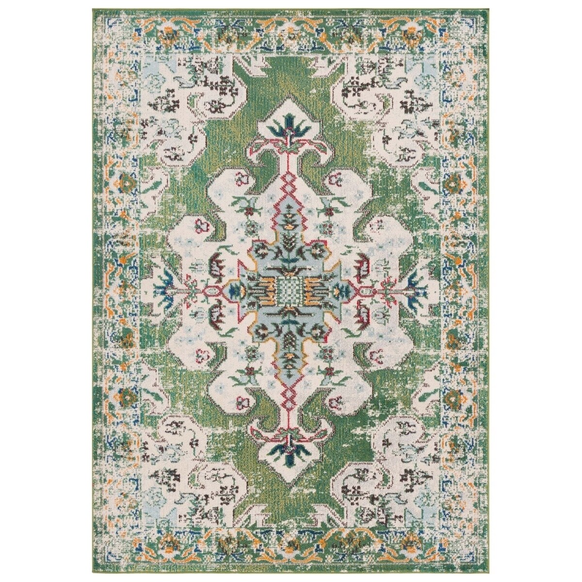 Safavieh Mad452y Madison Green / Aqua
