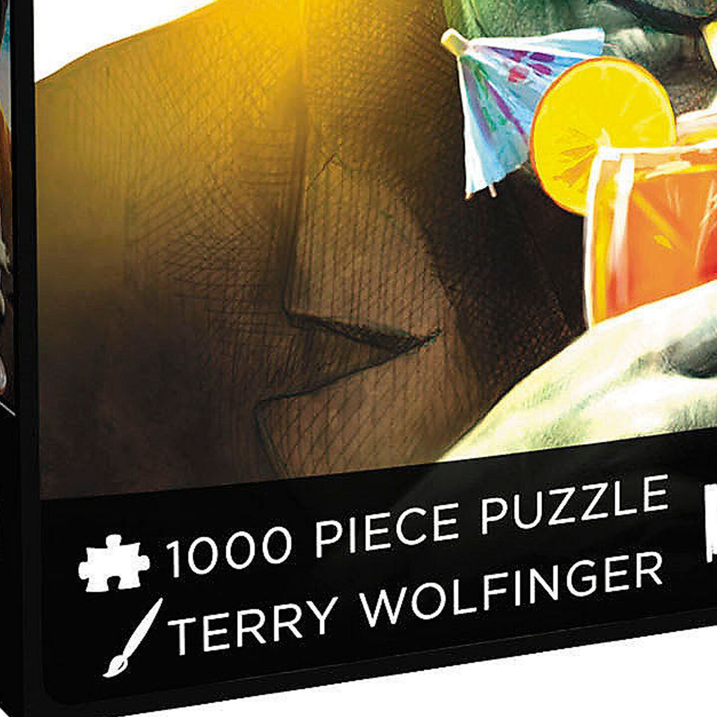 20&#x22; x 27&#x22; Frankenstein at the Beach 1000 Piece Puzzle