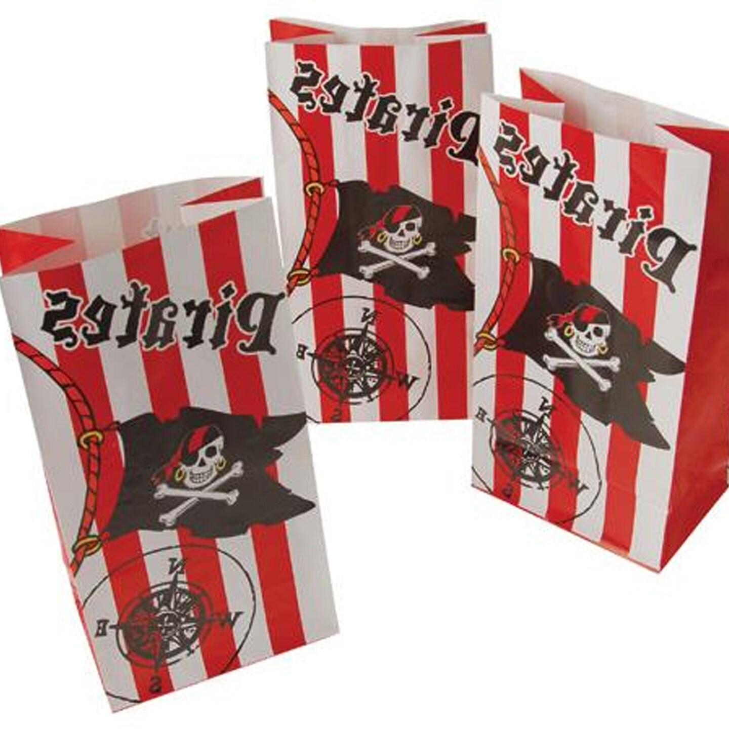 Pirate Paper Bags Include 12 Units