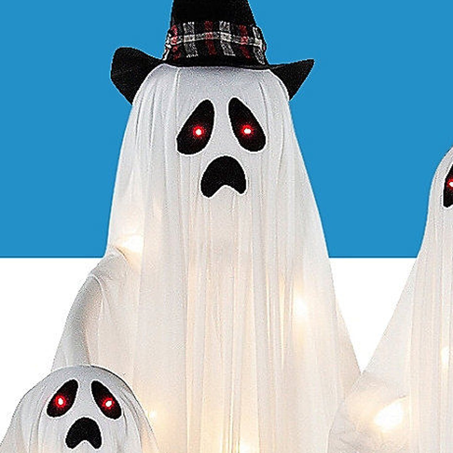 Light Up Standing Ghost Family Halloween Decorations