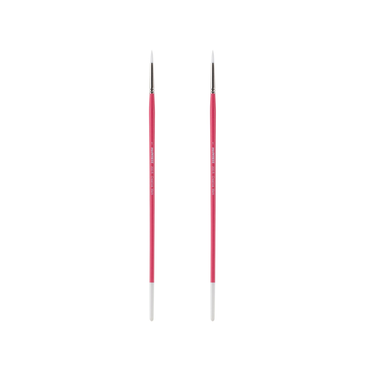 Creative Mark Pro White Soft Filament Acrylic Paint Brushes Bright