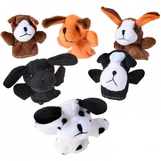 Dog Finger Puppets Include 12 Units