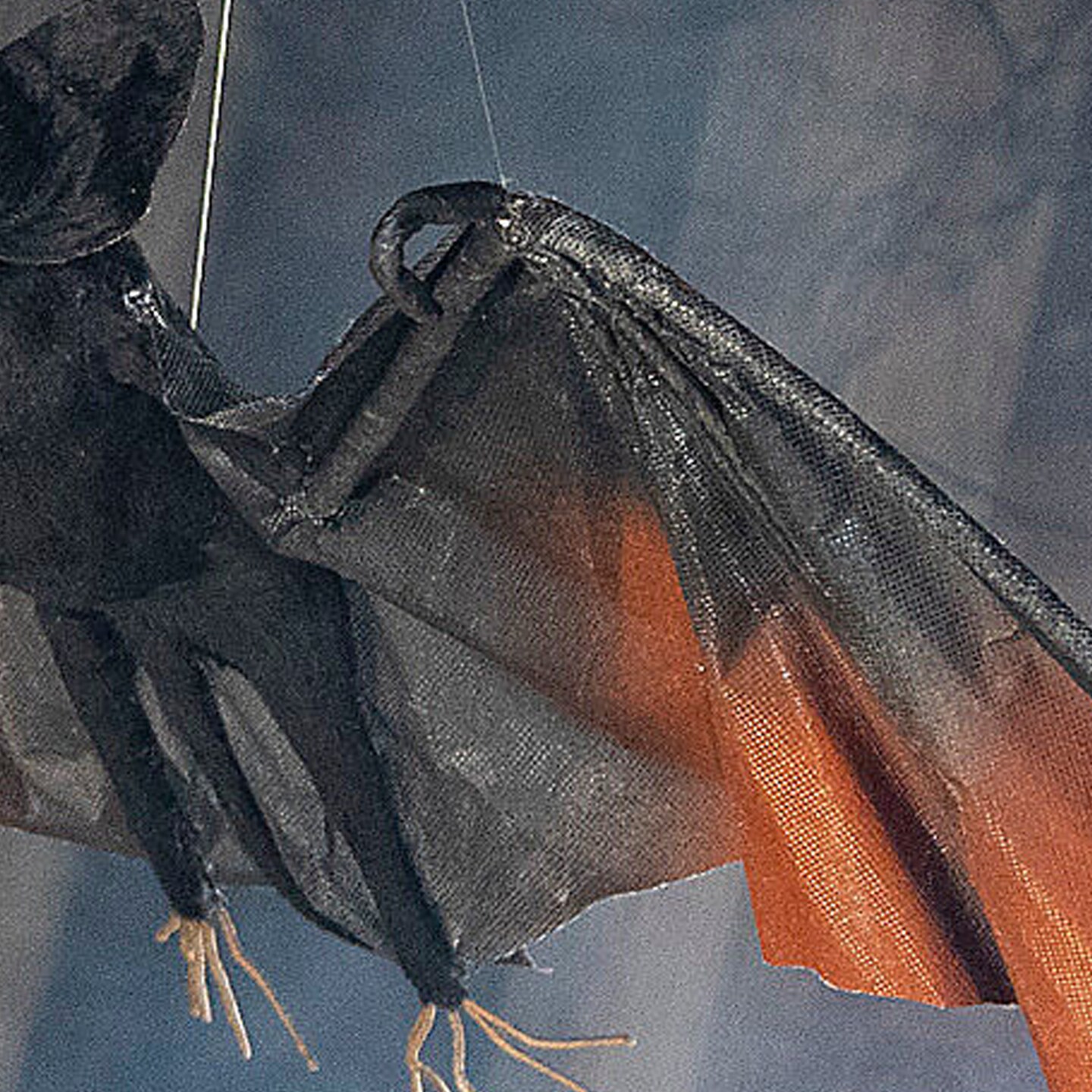 Black Foam Vampire Bat Hanging Decoration