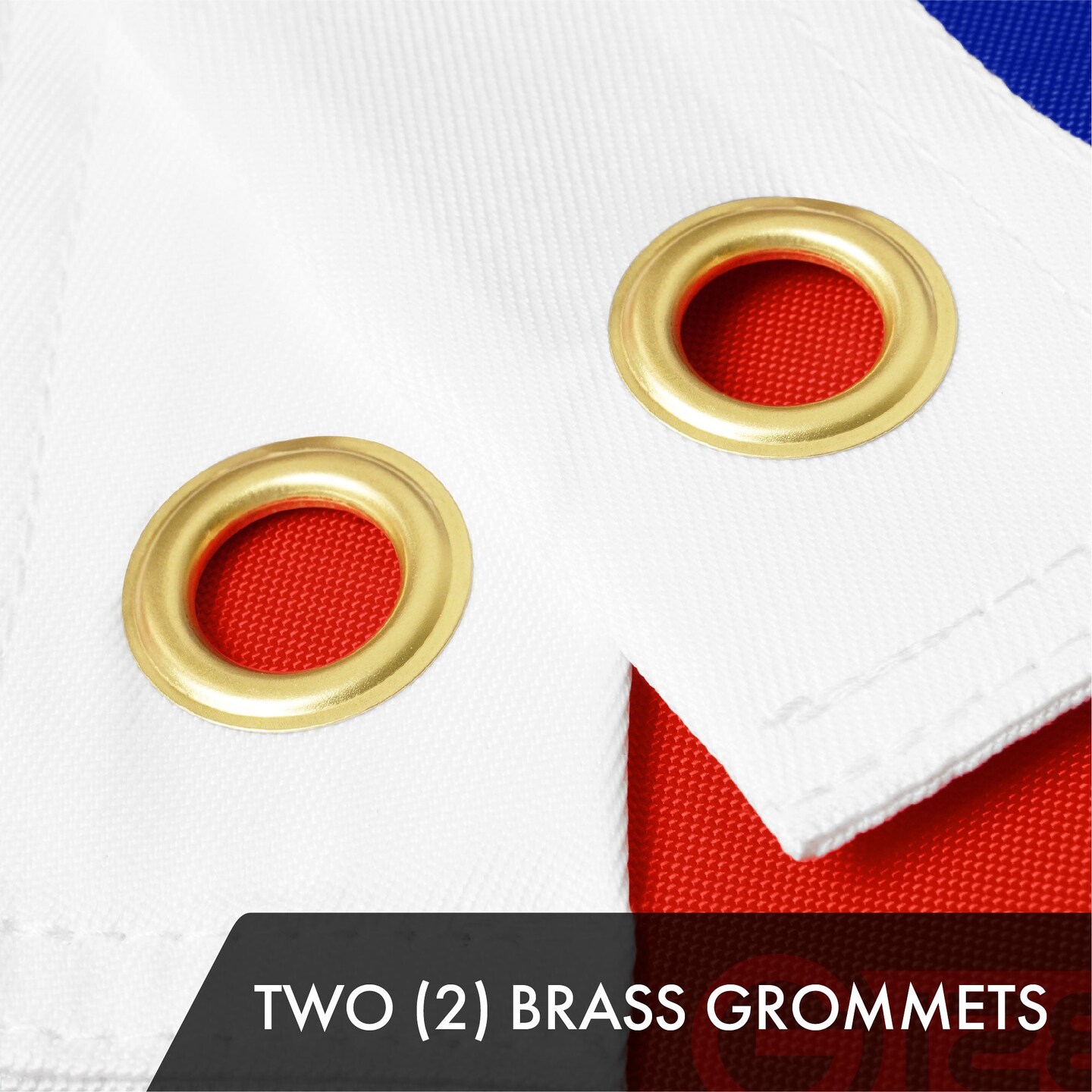 G128 Combo Pack: American USA Flag 3x5 Ft &#x26; Costa Rica Costa Rican Flag 3x5 Ft | Both ToughWeave Series Embroidered 300D Polyester, Embroidered Design, Indoor/Outdoor, Brass Grommets
