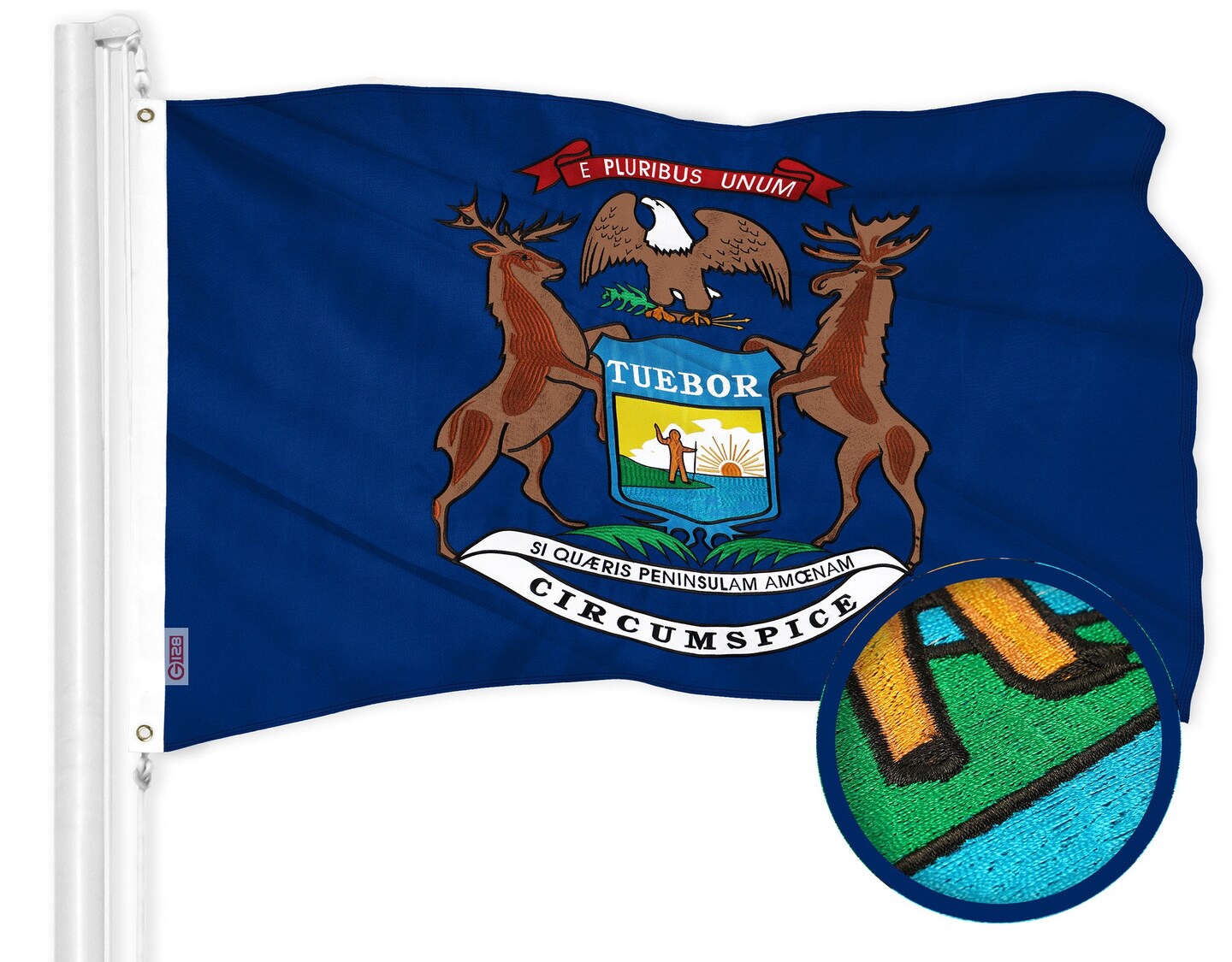 Michigan State University Flag - 3x5 Feet, 100% Polyester, Officially Licensed, Indoor/Outdoor Use