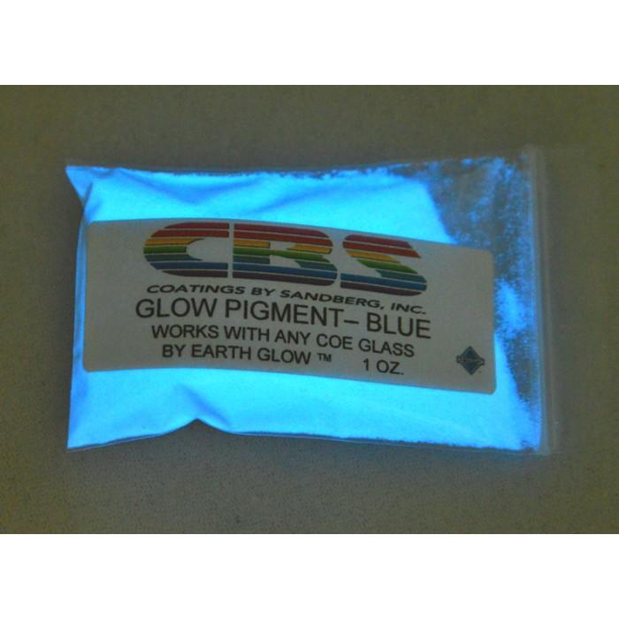 CBS Dichroic Blue Glow Pigment 1oz.bag for Glass Fusing & Other Techniques