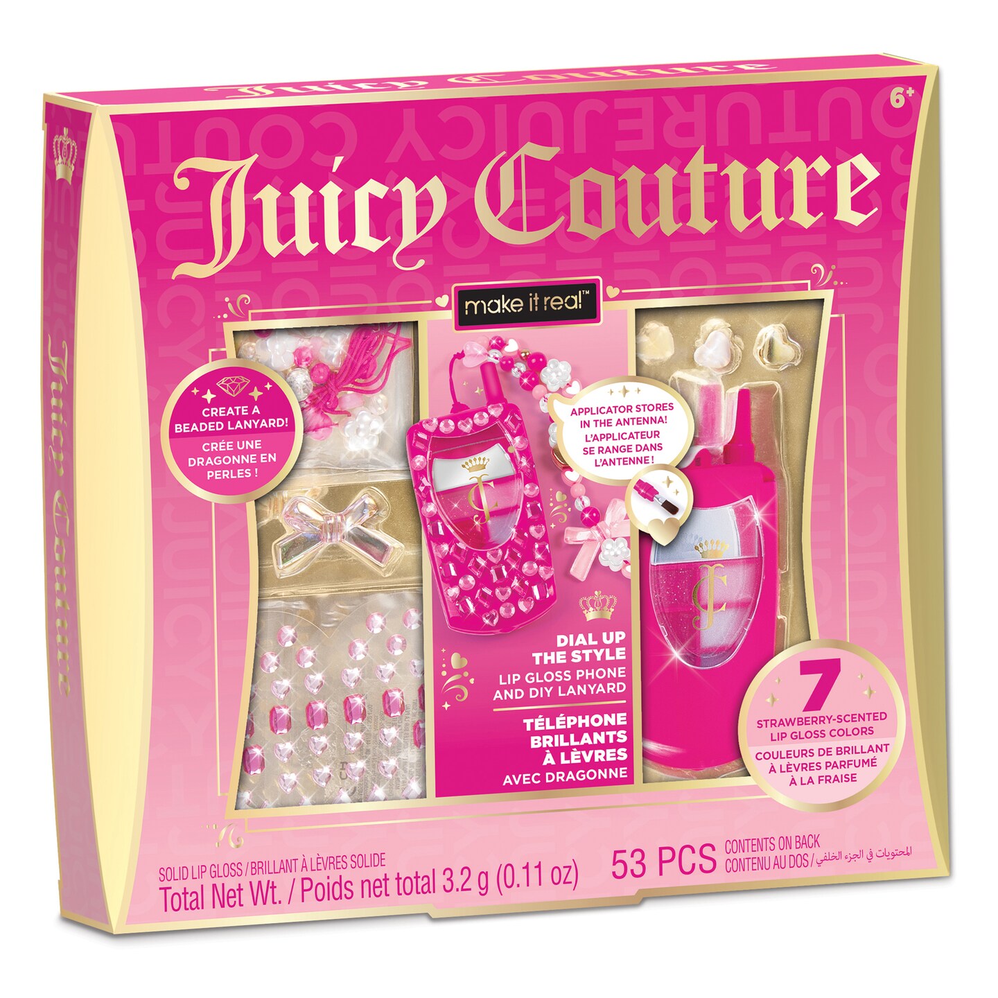 Juicy Couture: Dial Up the Style Lip Gloss Phone & DIY Lanyard