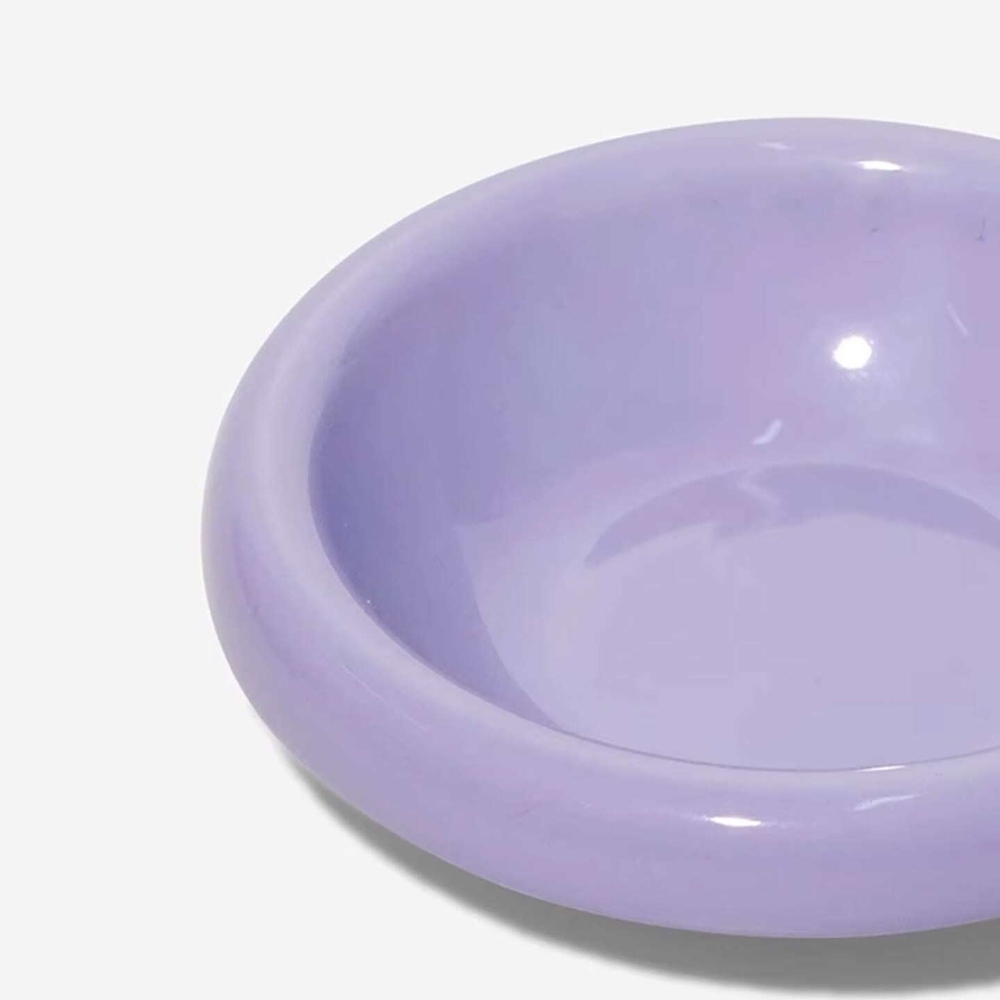 Cotton Blue Handcrafted Ceramic Pet Bowl Eco Friendly Glossy Finish Feeding Dish