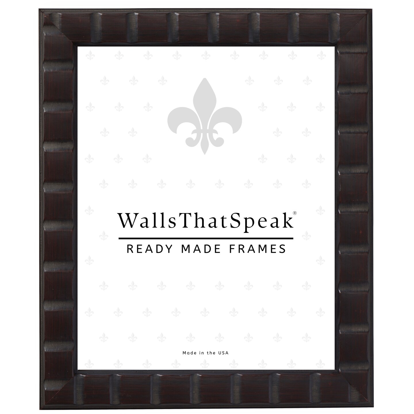 8.5x11 Mosaic 1.375 Inch Wood Moulding, Wall Display Frame for Art, Posters, or Photos wallsthatspeak