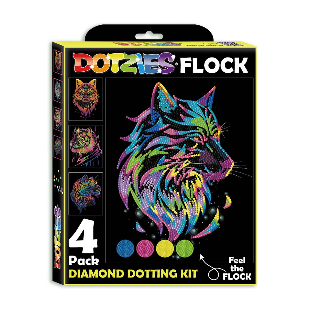 Diamond Dotz Wild Neon Diamond Painting Artwork Kit