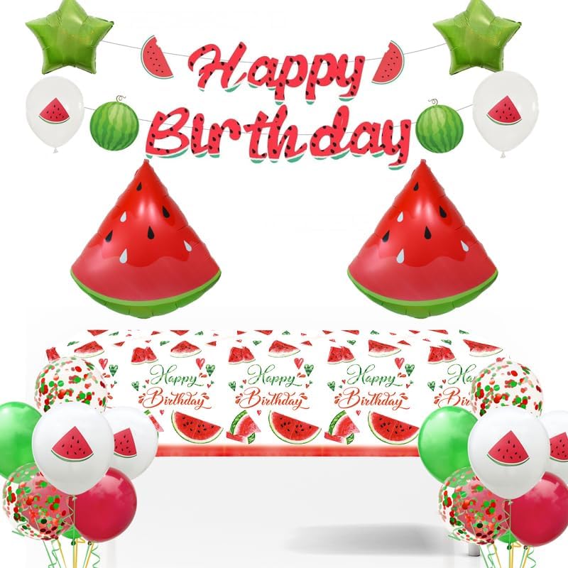 Watermelon Birthday Party Decoration-Watermelon Party Supplies