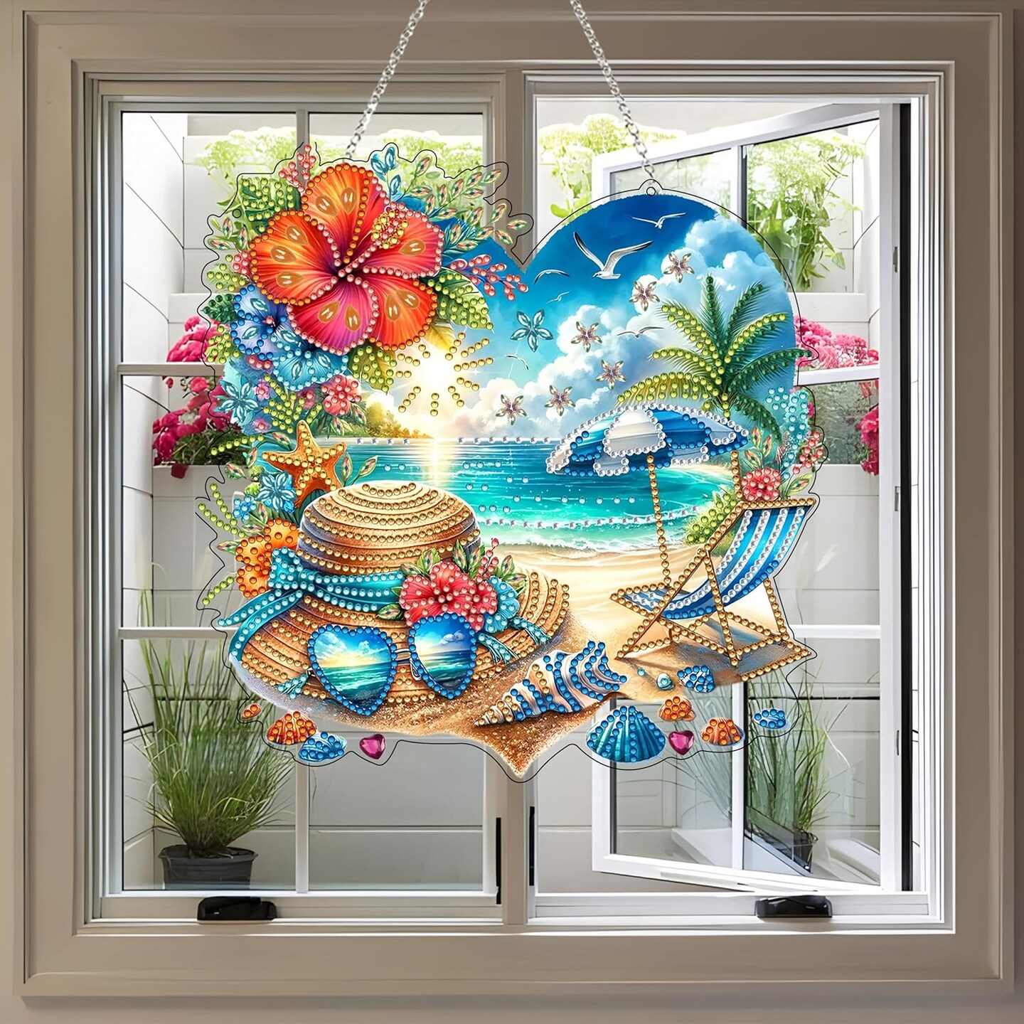 Diamond Art Hanging Kit for Adult Special Shaped Rhinestone