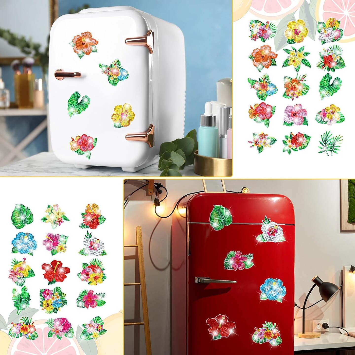 30 Pcs Diamond Painting Magnets Spring Diamond Art Magnet Kits
