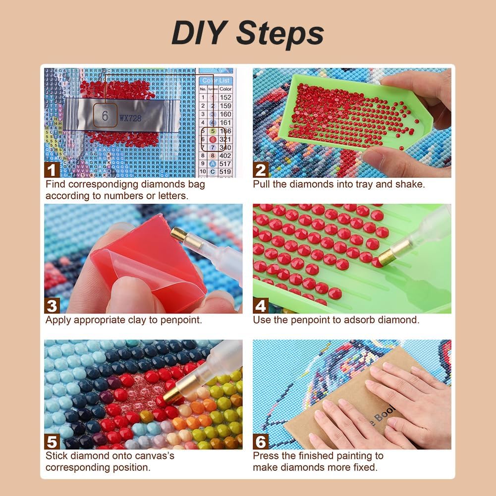 5D Horses Diamond Art Painting Kits for Adults