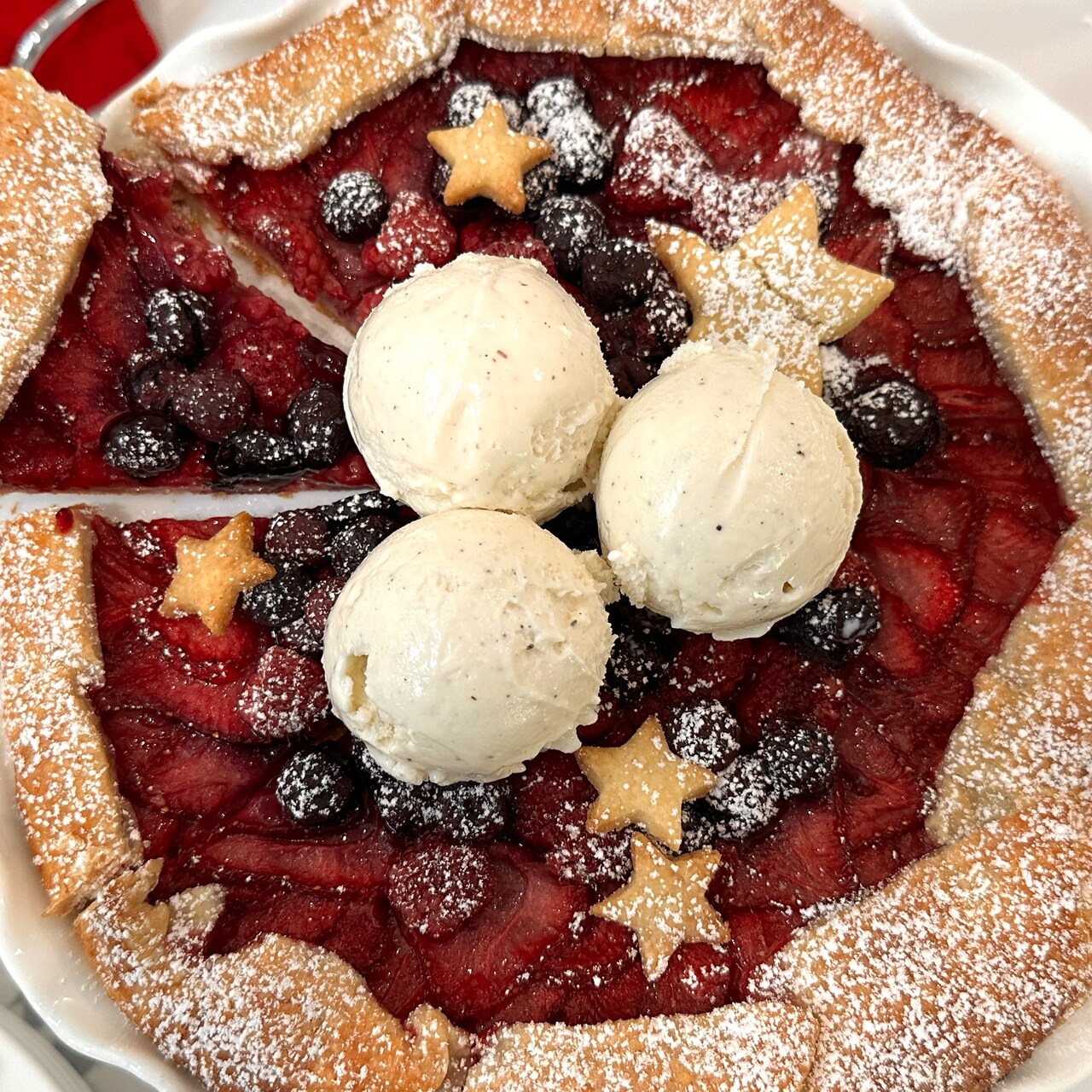 4th of July Berry Galette