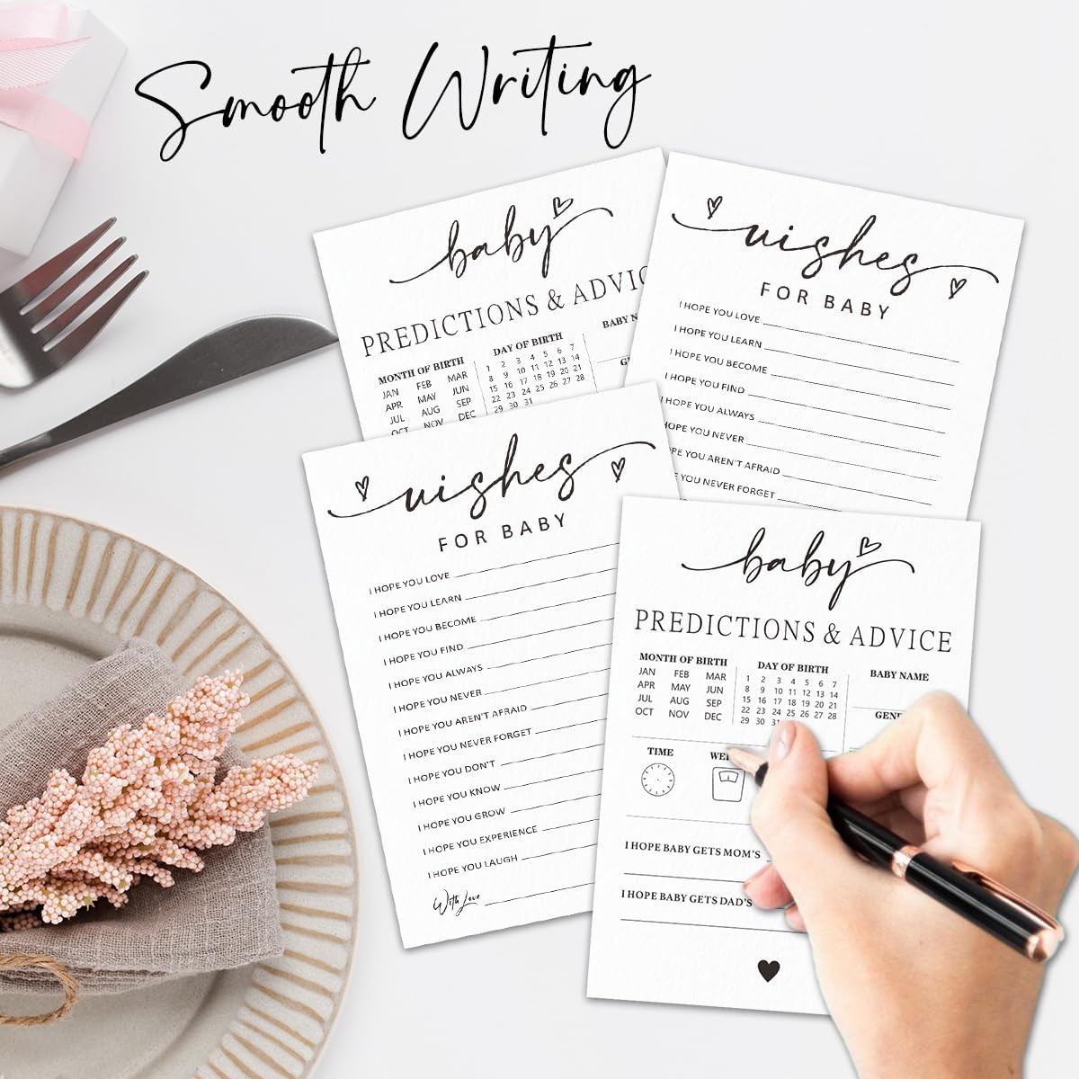 Juego De Sugerencia De Nombre De Bebé Azul Marino, Kit De Juego De Baby  Shower, 1 Letrero De Pie Y 50 Boletos, Decoraciones Boho Para Baby Shower,  Recuerdo De Fiesta Y, image size:1200x1200