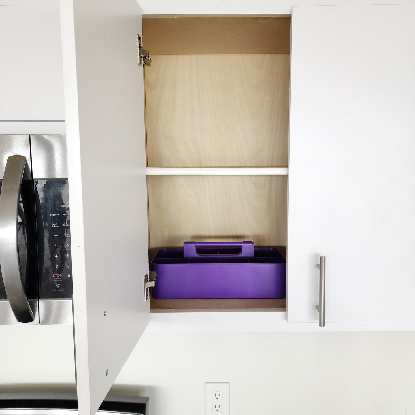 Enjoy Organizer Portable Caddy with Handle – 8-Compartment Storage Bin with Removable Dividers for Office, Crafts, and Home – Made in USA