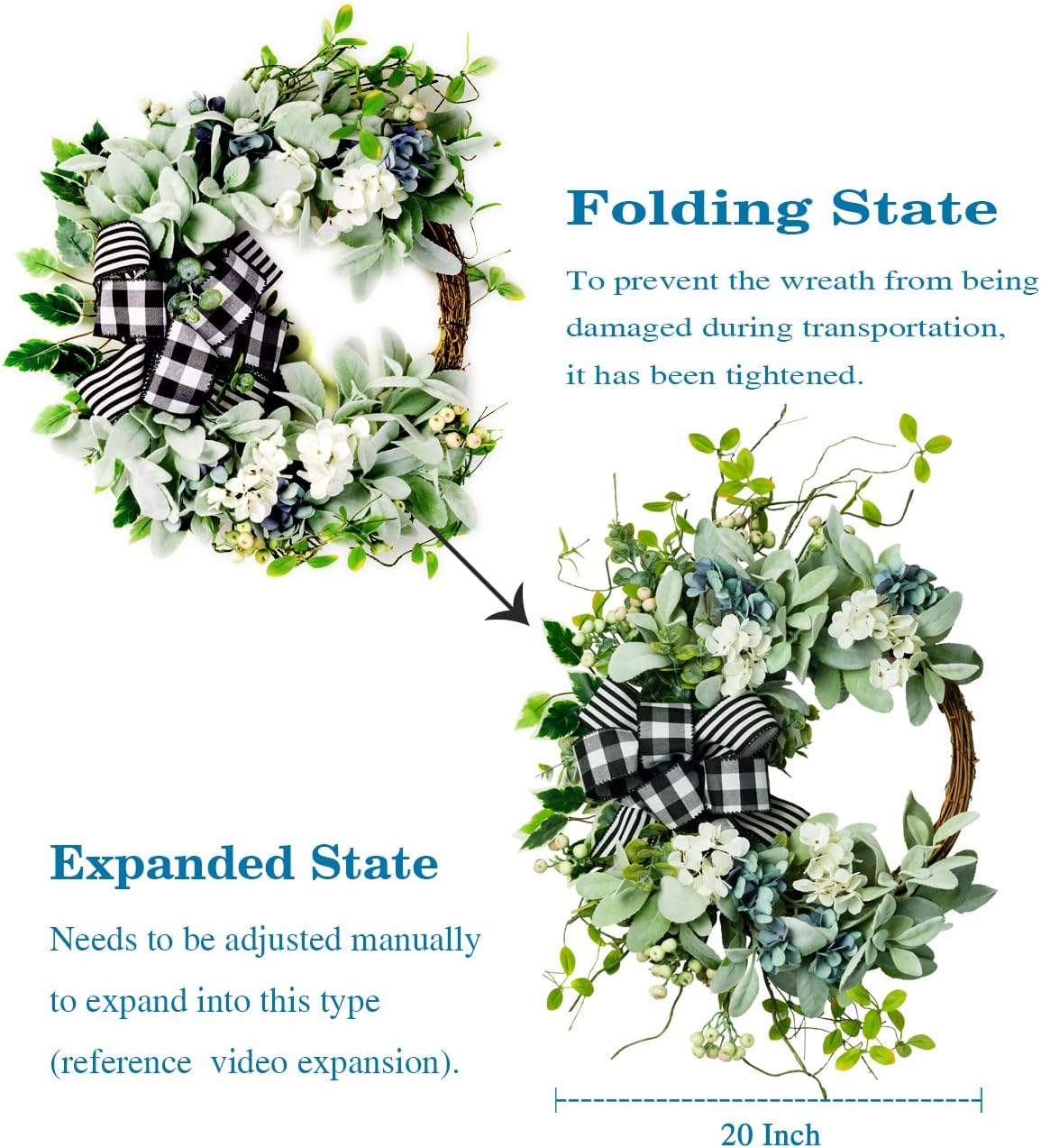 Wreaths for Front Door Year Round