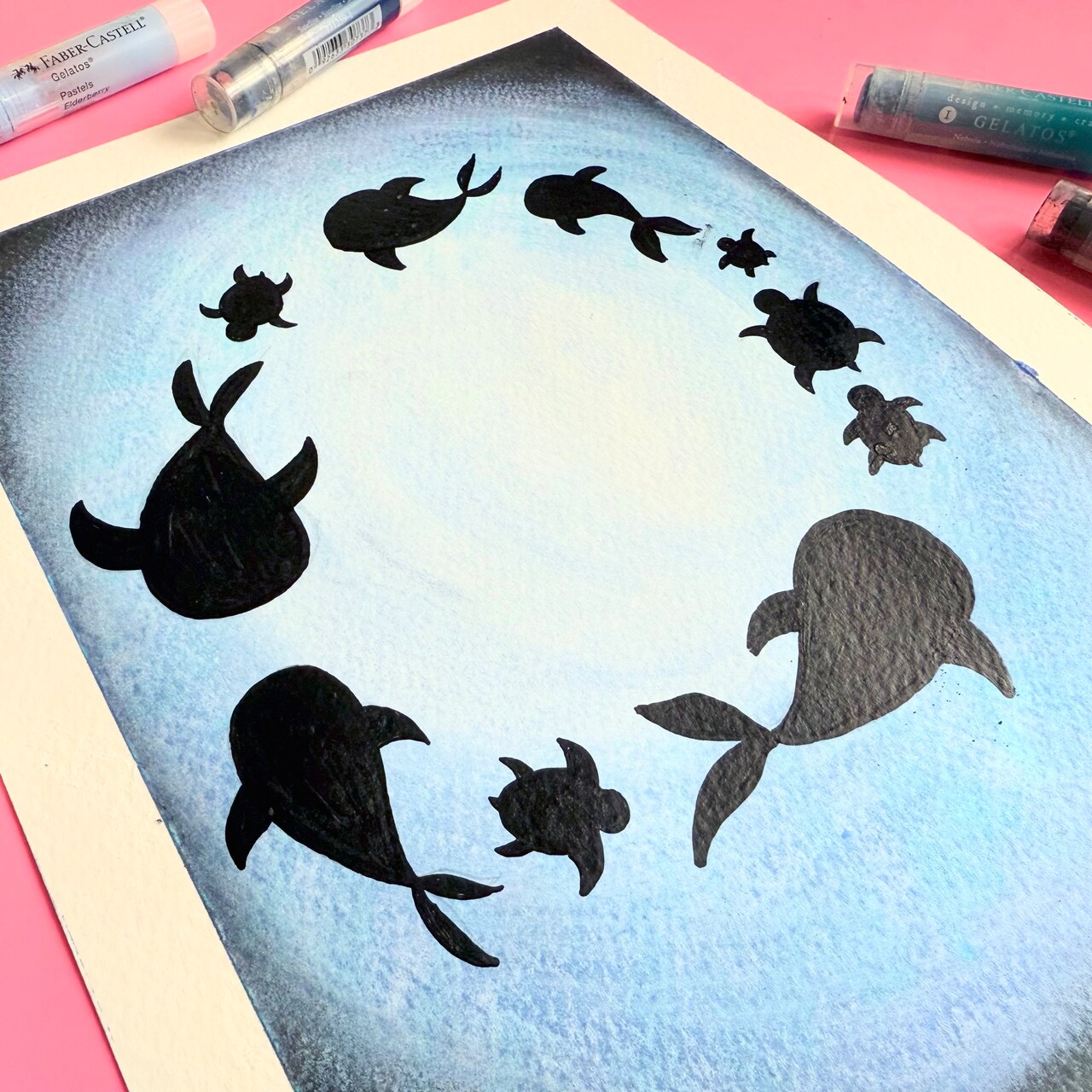 Under The Sea Painting With Faber-Castell® Gelatos