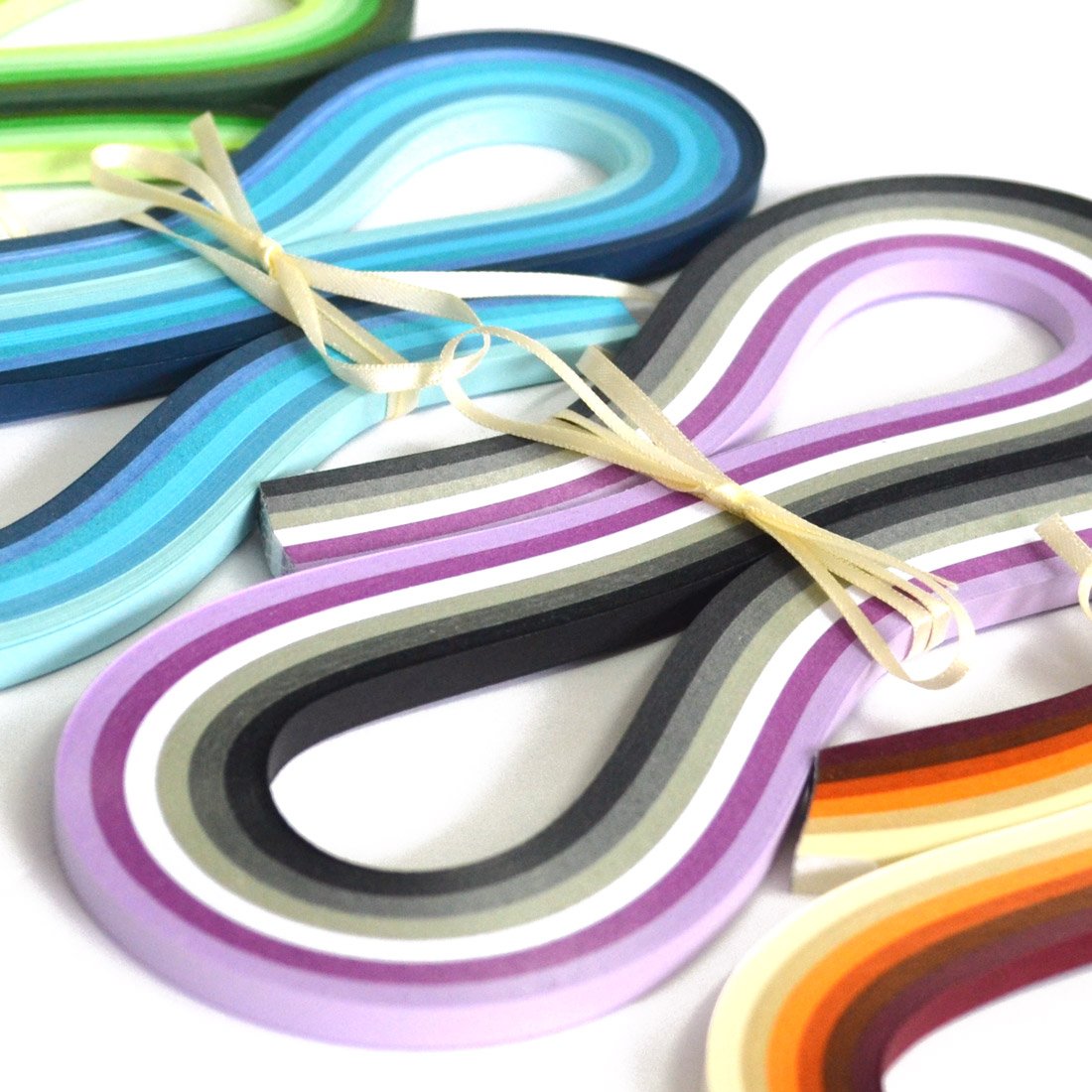 Multi-color Quilling Strips Set 720 Strips 36 Colors 54cm Length/strip Paper Width 3mm &#x26; Organizer Storage Tote Bag