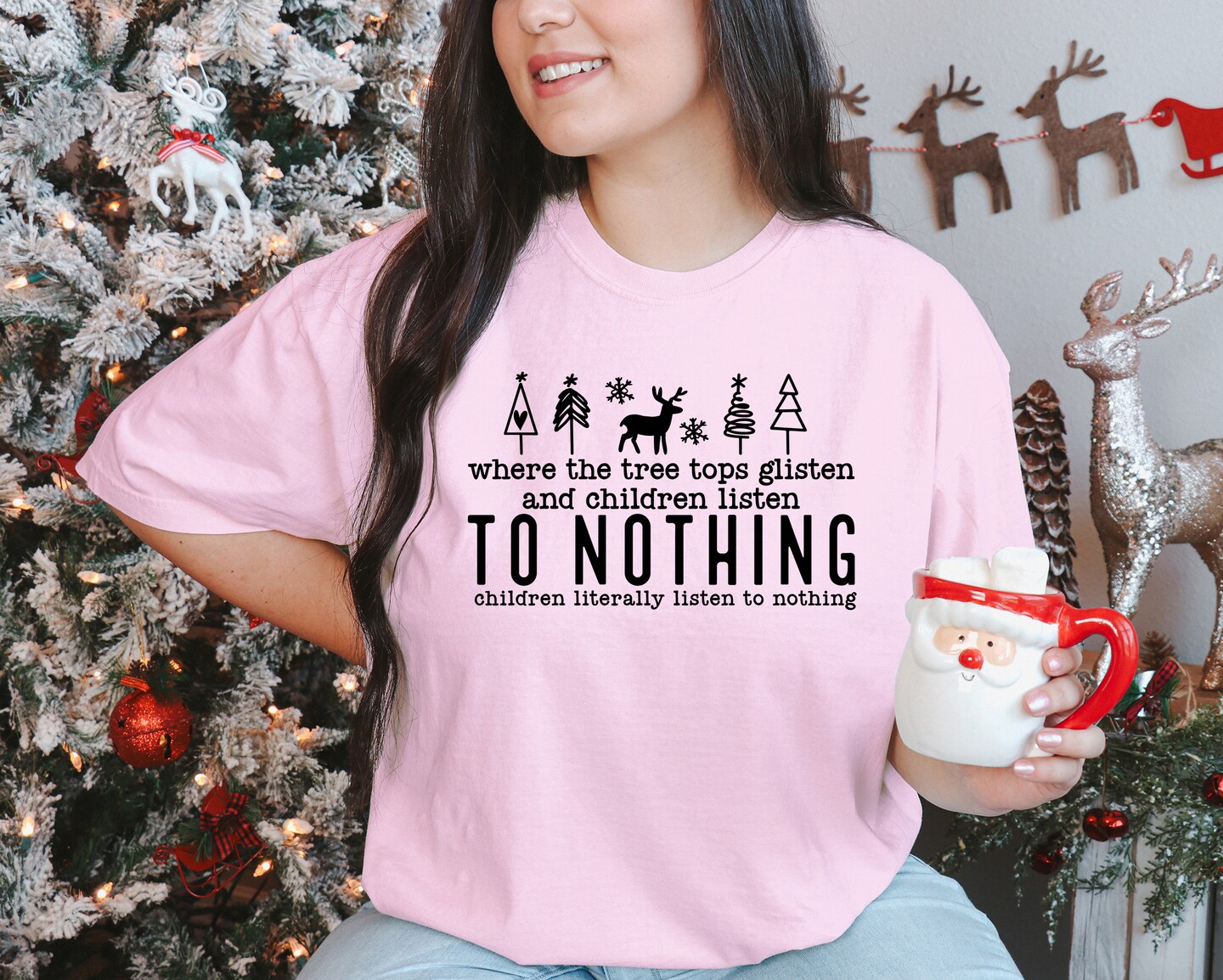 Funny mom christmas shirts on sale