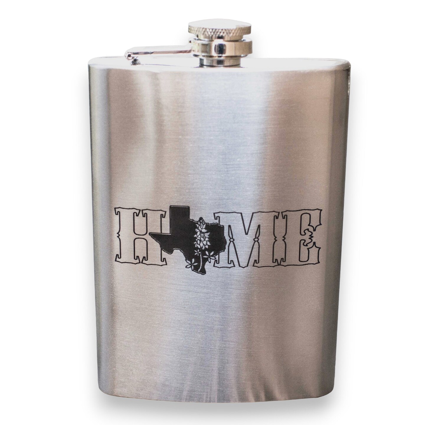 8oz Home - Texas Stainless Steel Flask 8oz Home - Texas Stainless Steel Flask
