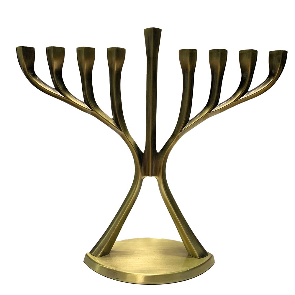 Elegant Metal Menorah By Kinor Decor