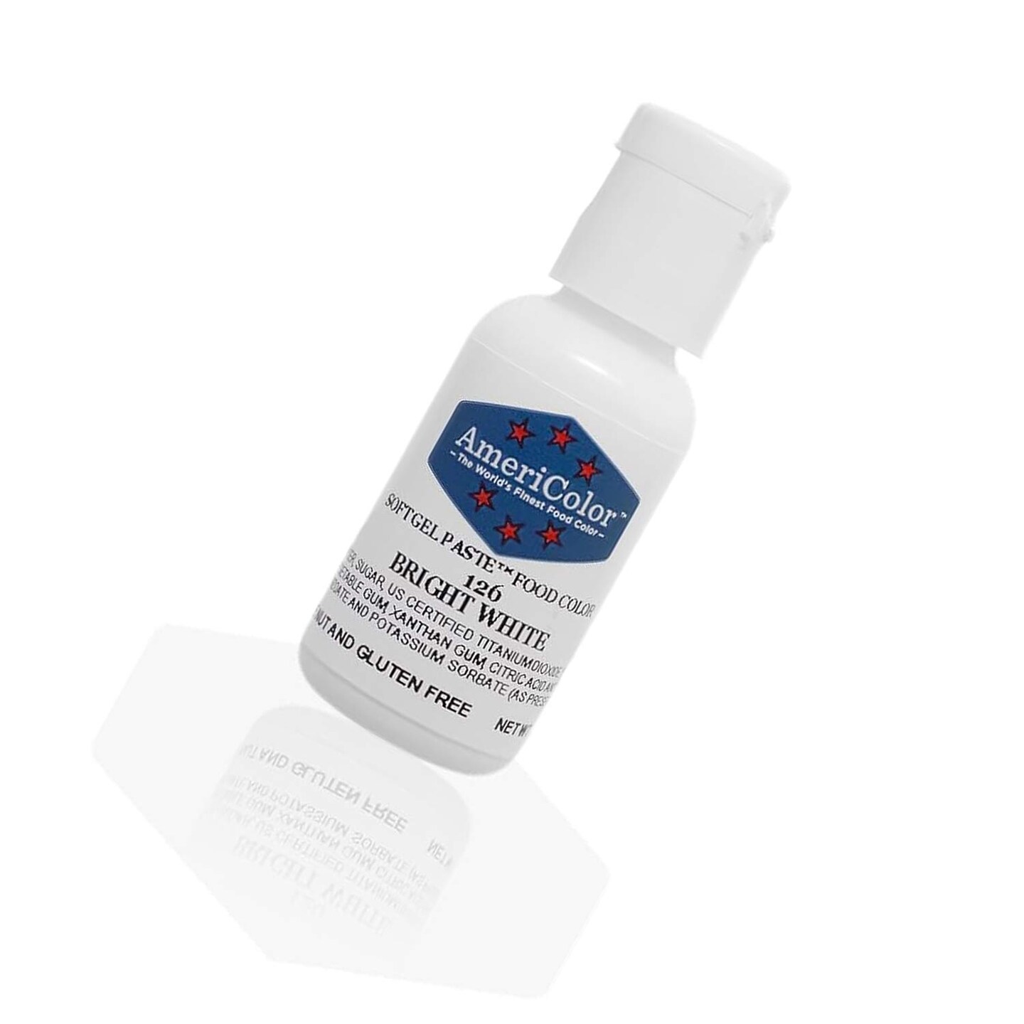 Bright White Soft Gel Paste Food Color