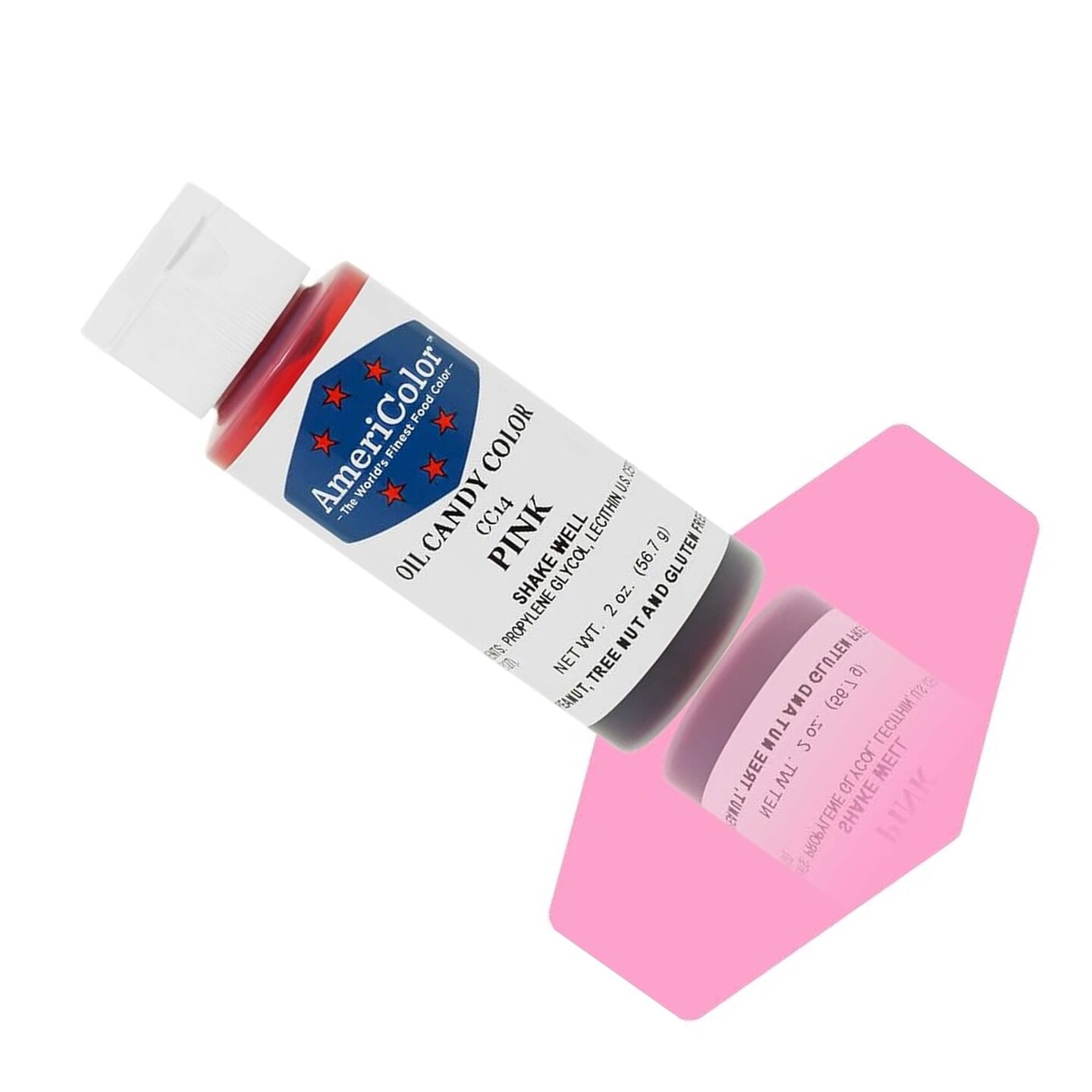 Pink Oil Candy Color AmeriColor 2 Ounces