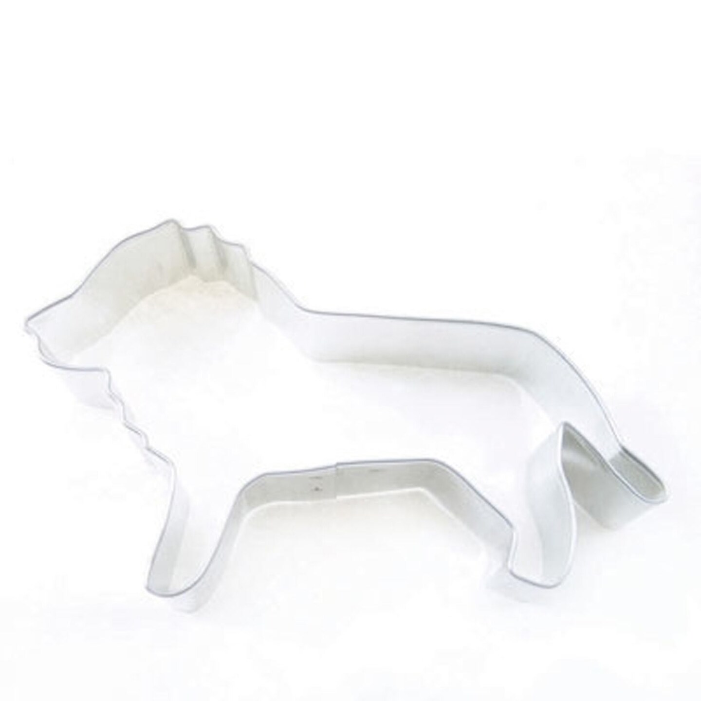 Cookie Cutter Lion Shape 4&#x22; Stainless Steel