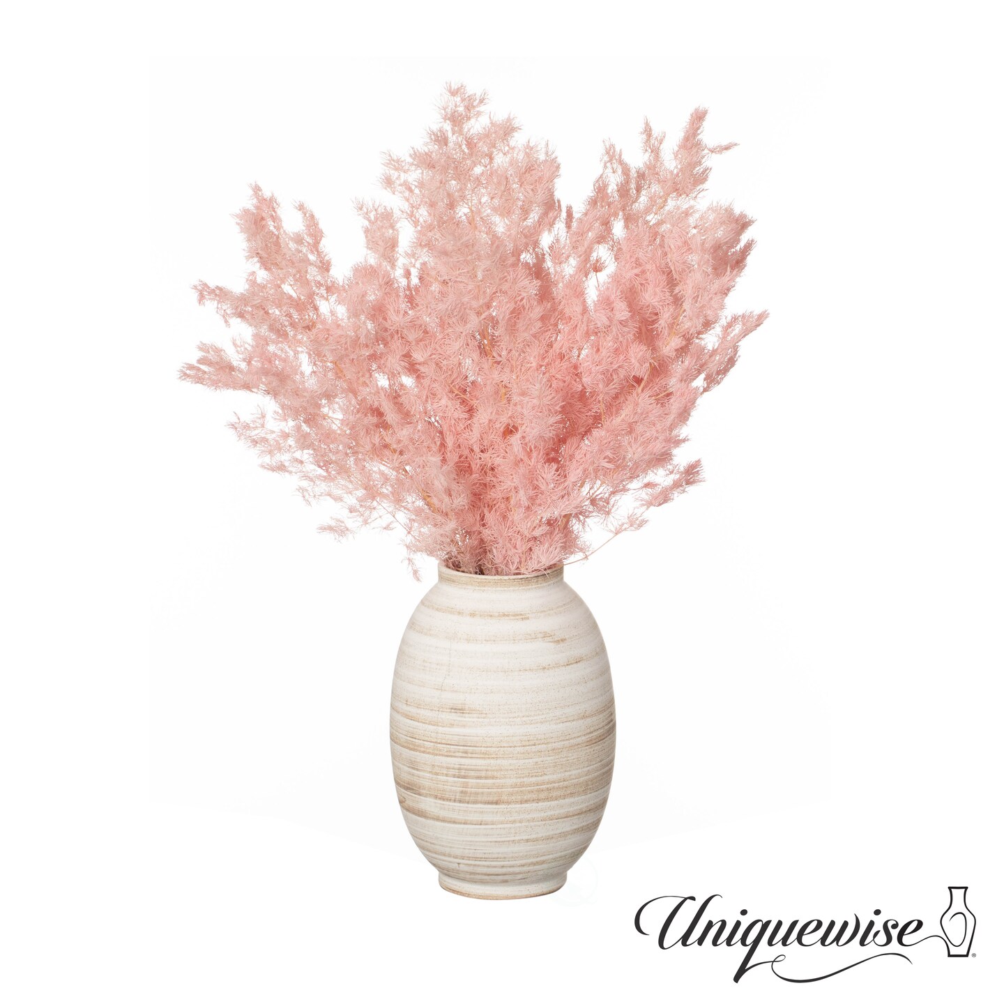 Uniquewise Preserved Real Floral Stems Chic Vase Fillers & Accents for Bouquets Centerpieces & Ornamental Displays Ideal for Home Office Boutique Cafe Resto Bar and Event Decor