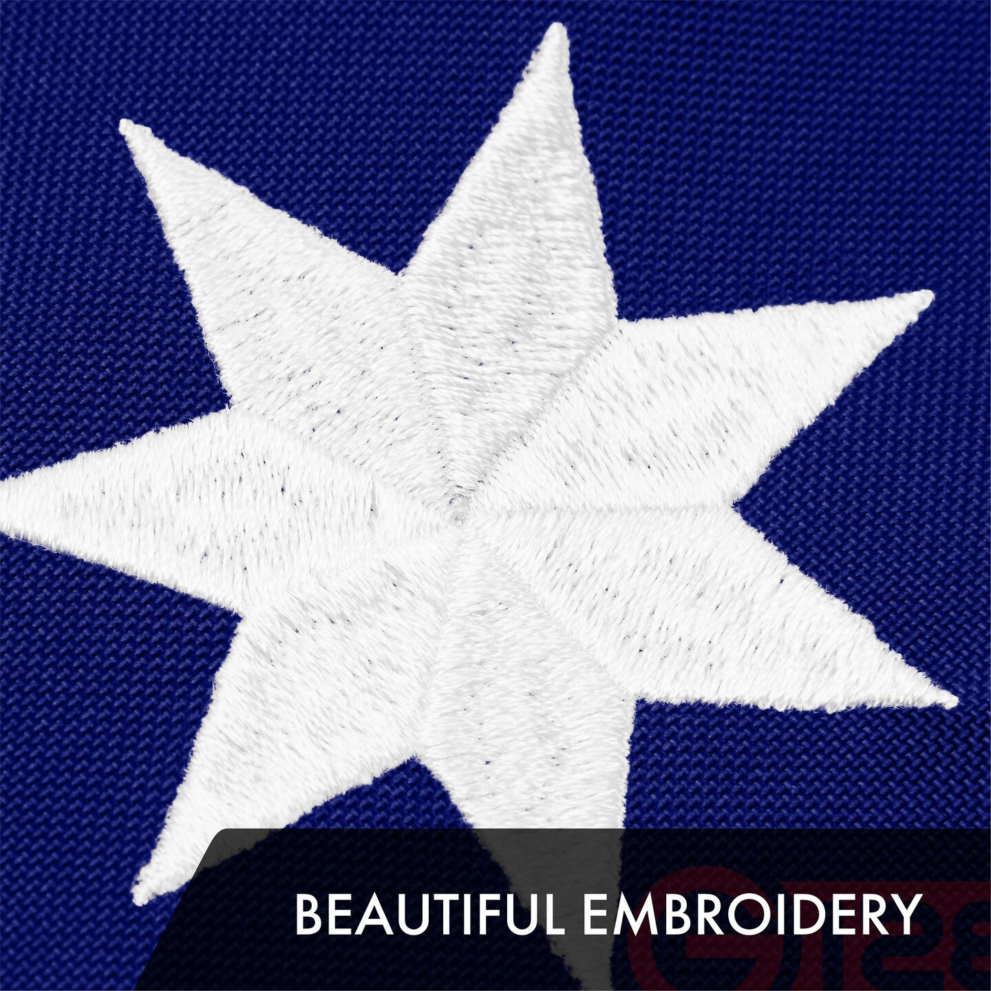 G128 Combo Pack: American USA Flag 3x5 Ft &#x26; Bennington 76 Flag 3x5 Ft | Both ToughWeave Series Embroidered 300D Polyester, Embroidered Design, Indoor/Outdoor, Brass Grommets