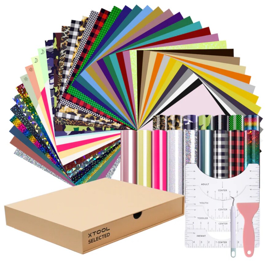 Heat Transfer Vinyl Kit 60pcs