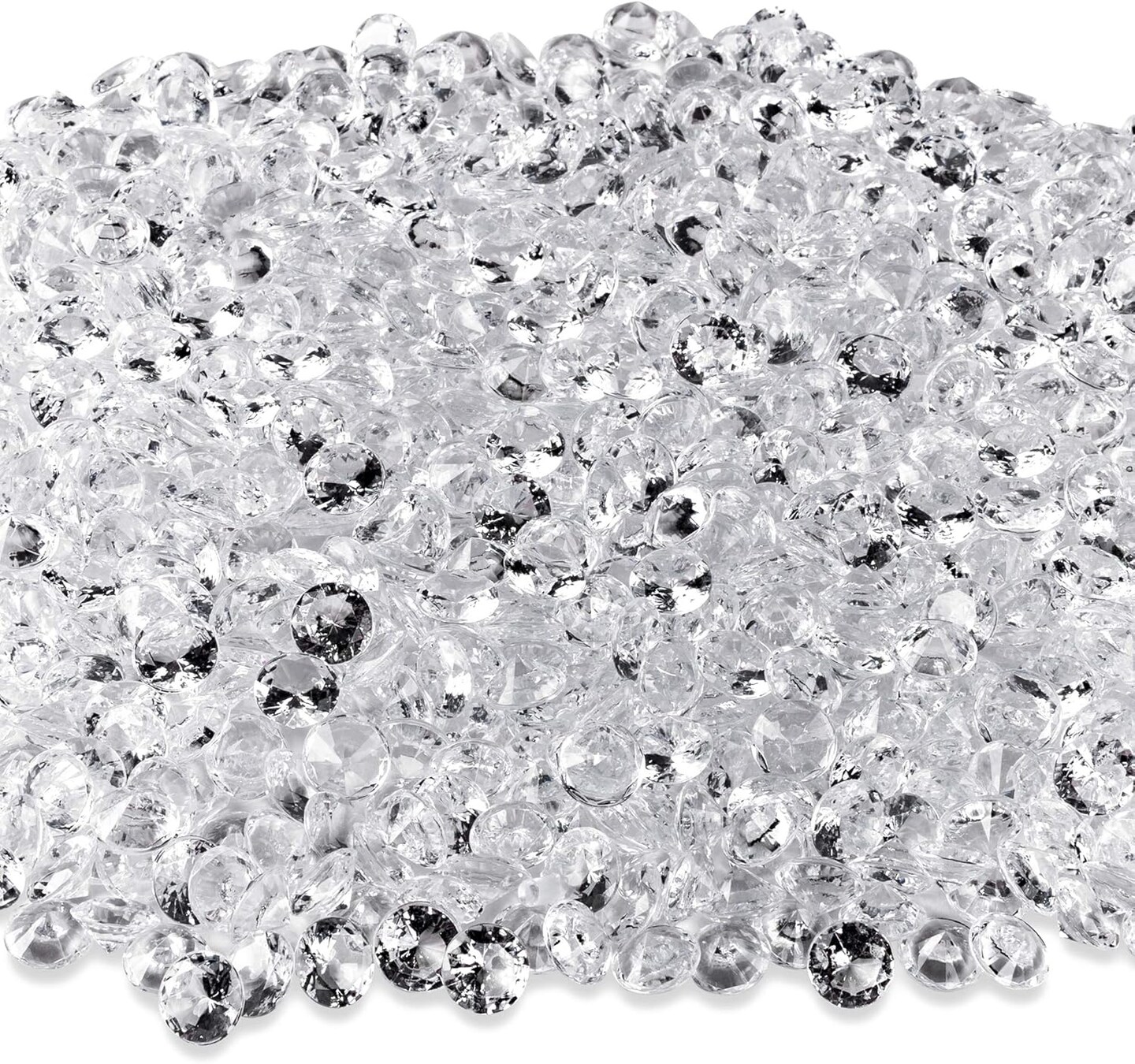 800 COUNT, 4 Carat/8mm Jewels -Diamond Table Confetti Party Toy Decorations for Weddings