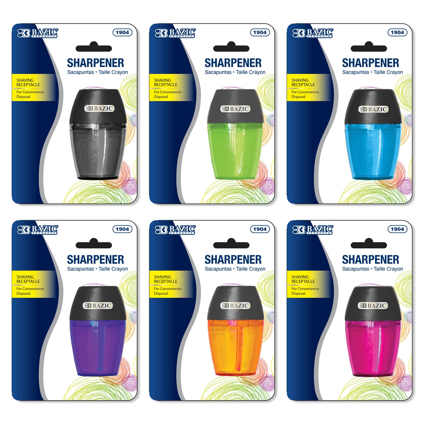 BAZIC Axel Sharpener w/ Receptacle