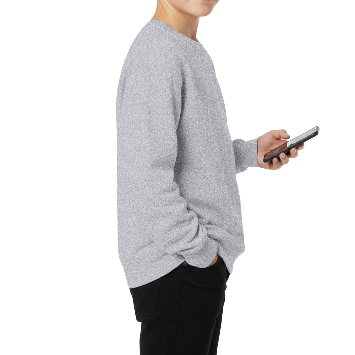 Gildan Youth Fleece Crewneck Sweatshirt, Heavy Blend 50/50 Cotton Poly, Craft & Print Ready