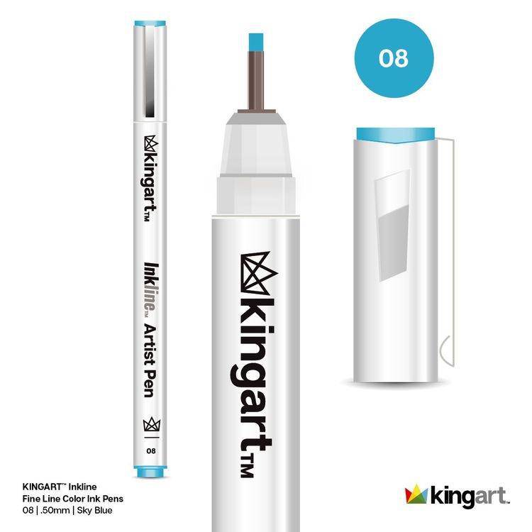 PRO Inkline&#x2122; Fine Line Pens, 8 Colors, Size 8