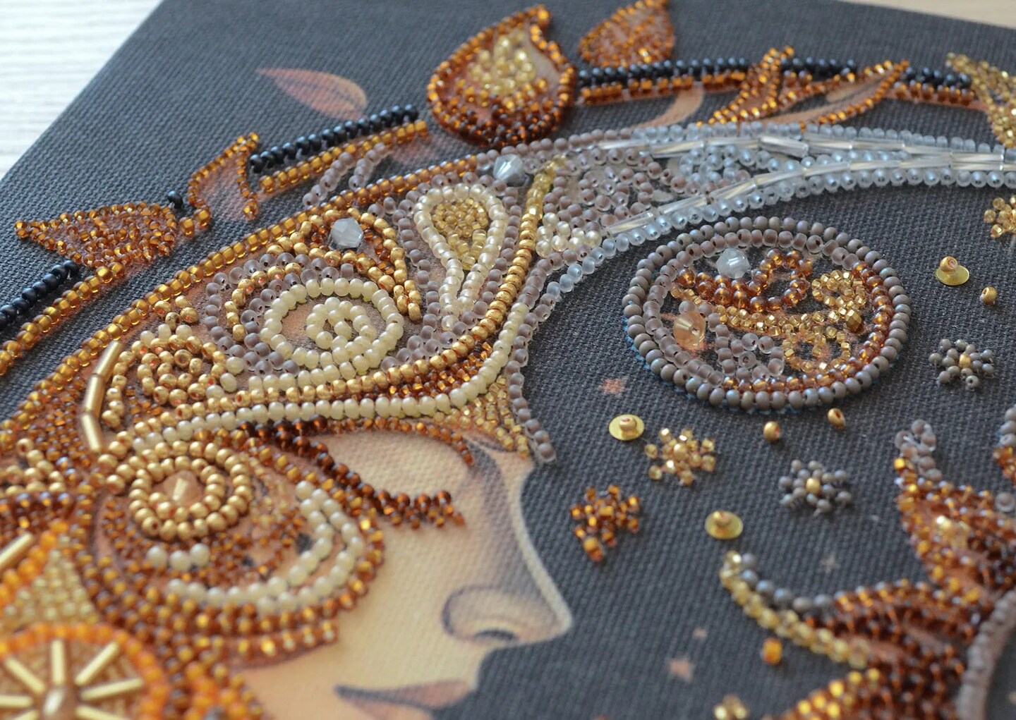 Bead Embroidery Kit - Captive of the night