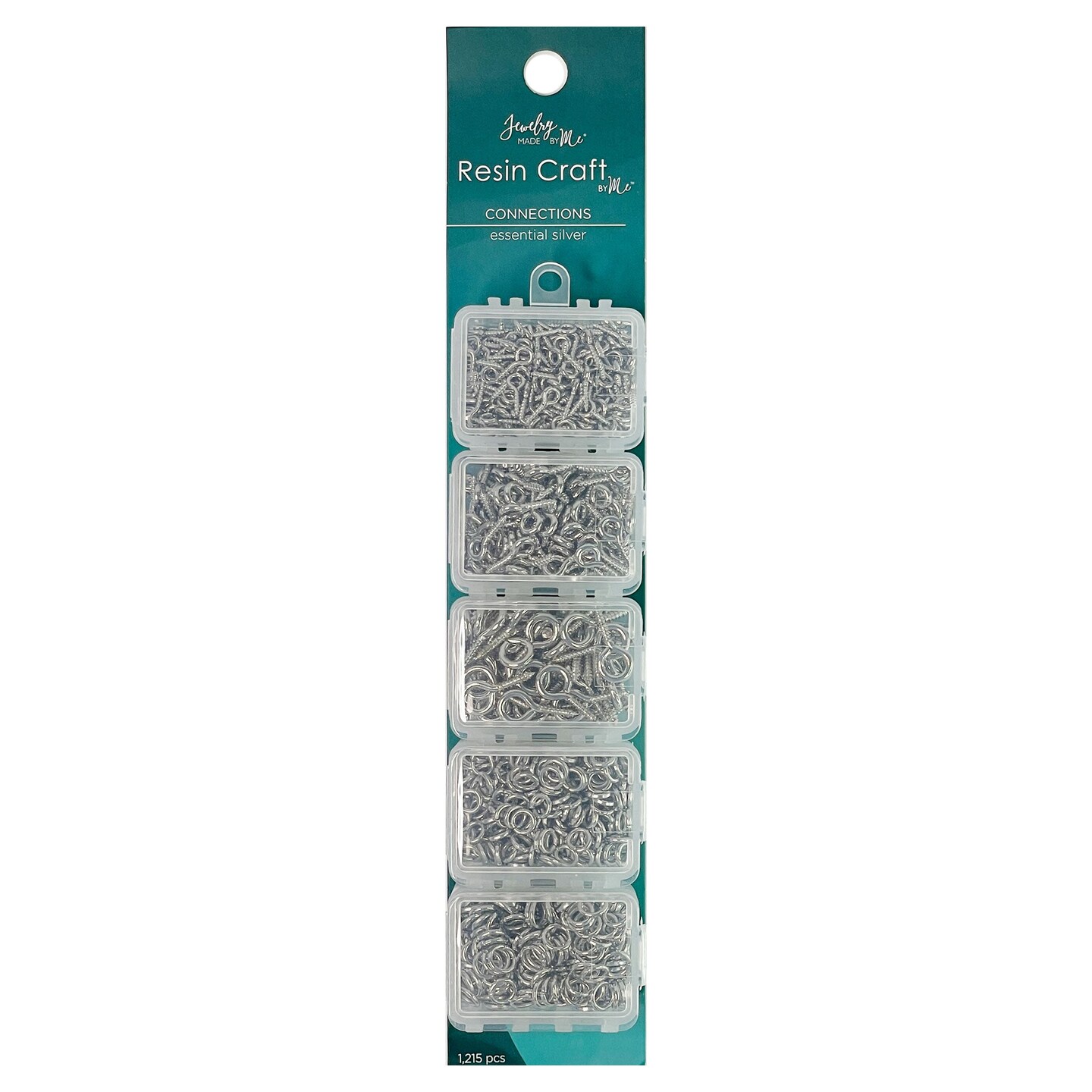 Resin Craft By Me&#x2122; Silver Essential Earring Findings Kit, 575pcs