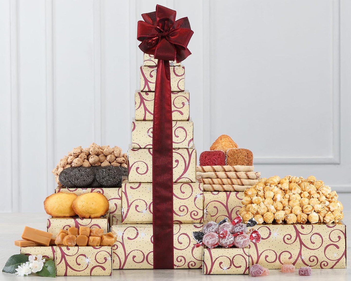 Gift Baskets the Tower of Sweets Gift Tower