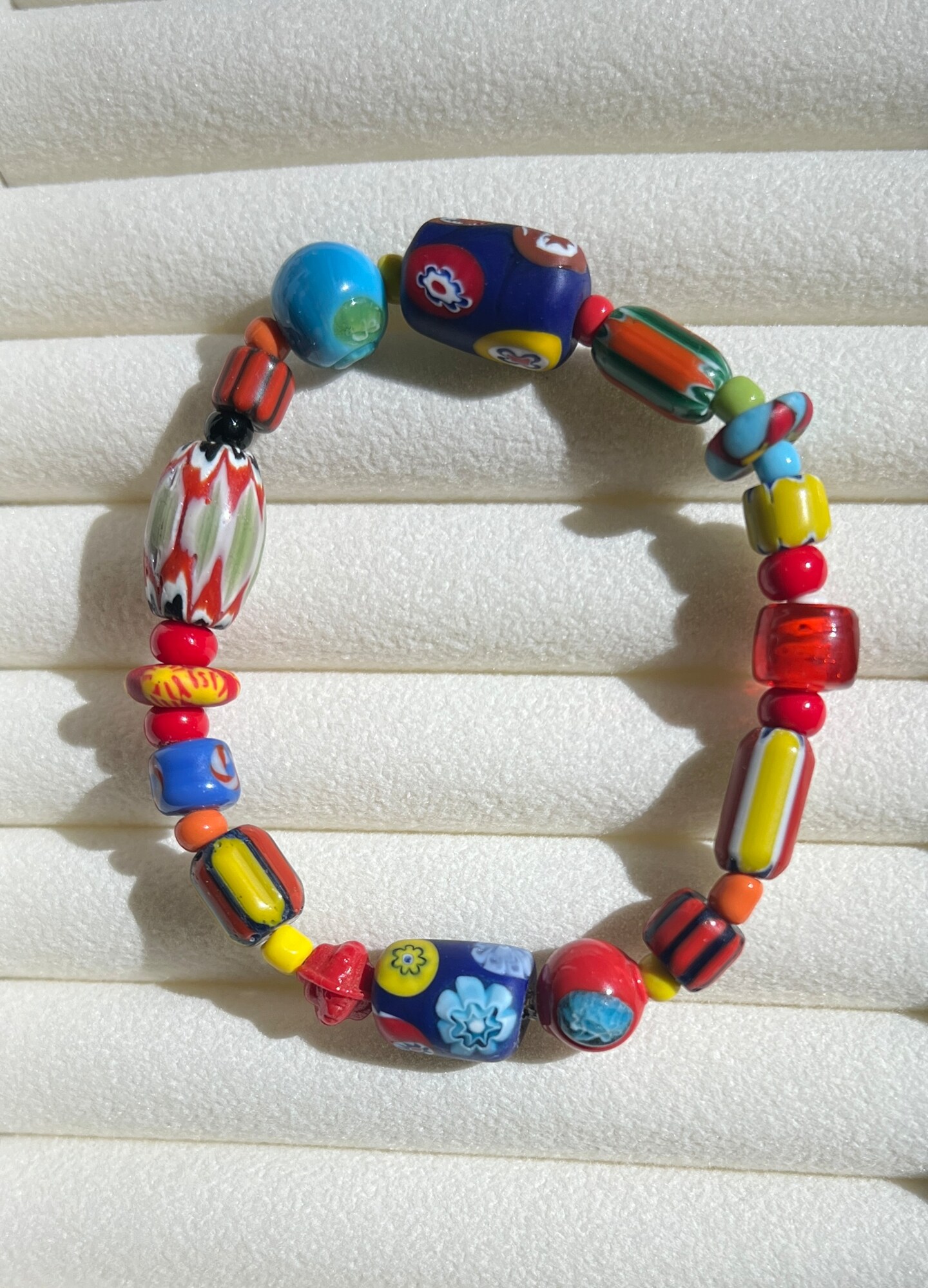 Boho Beaded Bracelet Stretch Stacking Bracelet MakerPlace by Michaels